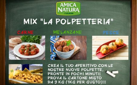 Amica Natura presenta il nuovo Mix "La Polpetteria"