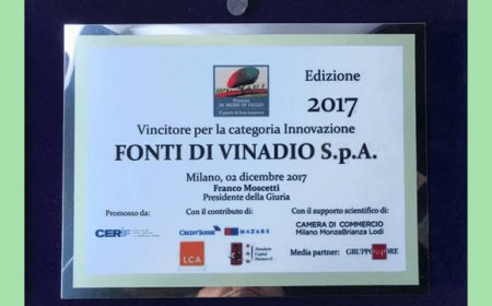 Acqua Sant’Anna vince il premio “Di Padre in Figlio”