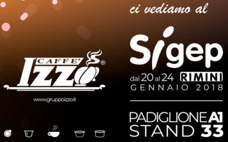 Caffè Izzo: a Sigep una nuova macchina da caffè e nuove cialde