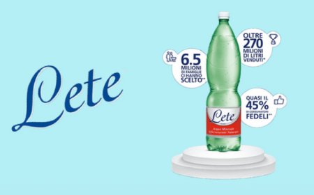 Acqua Lete: nel 2017 ancora leader delle effervescenti naturali