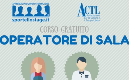 Corso gratuito operatore di sala - Milano
