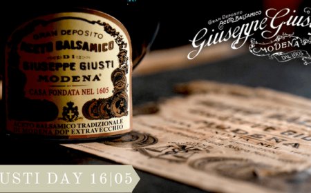 Giro del mondo per celebrare "16|05 Giusti Day": Aceto Balsamico Giuseppe Giusti
