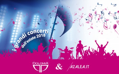 Acqua Dolomia protagonista dei grandi concerti dell'estate