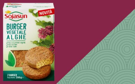 Sojasun amplia la sua linea con il burger vegetale alle alghe