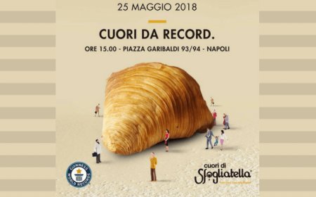 Cuori da record: sfogliatella napoletana da guinness il 25 maggio