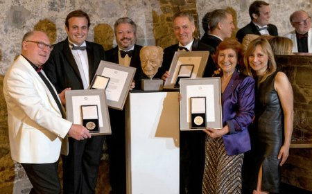 Medaglia Walter Scheel 2018 a Giannola e Distillerie Nonino