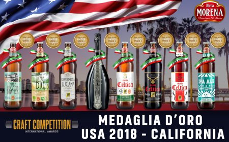 Birra Morena sbanca in America: otto medaglie d'oro in California