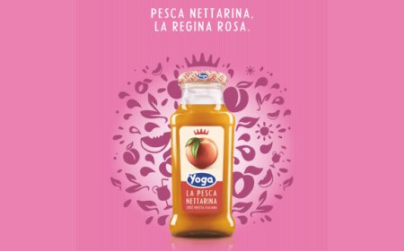 Yoga Pesca Nettarina: per la Notte Rosa un succo di frutta in limited edition