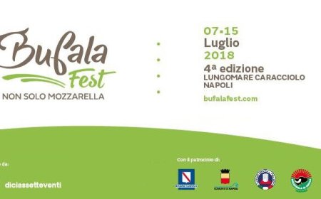 Parte domani il Bufala Fest: gusto e spettacolo sul lungomare di Napoli