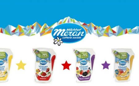 Latteria Merano lancia lo yogurt da bere in eco pack: 70% di plastica in meno
