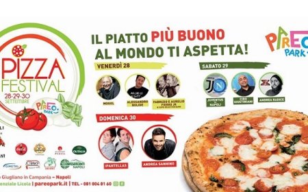Pizza Festival al Pareo Park: 3 giorni per celebrare la pizza in Campania