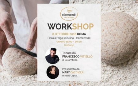 Ad Elementi 2018 il workshop con Francesco Vitiello per cucinare una perfetta pizza home made