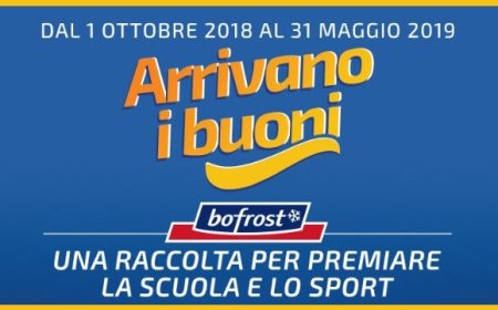 Bofrost premia la scuola e lo sport. Arrivano i buoni!