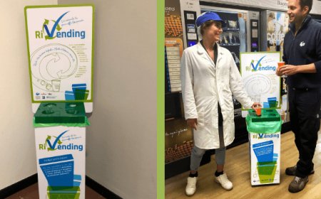 Nuova vita a bicchieri e palette grazie al progetto RiVending