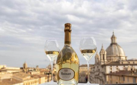 Maison Ruinart torna in Italia: a Roma lo champagne diventa un'opera d'arte