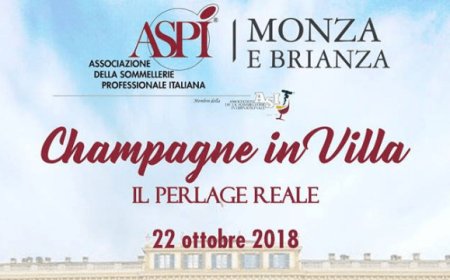 "Champagne in villa. Il perlage reale": i grandi assaggi di Aspi alla Reggia di Monza