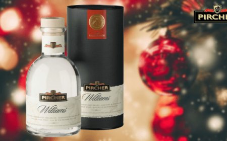 Acquavite di pere Williams: l'idea regalo per Natale da Pircher