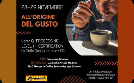 Caffè Corsini ospita il corso di Q processing per i professionisti del caffè