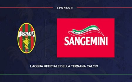 Sangemini acqua ufficiale della Ternana Calcio