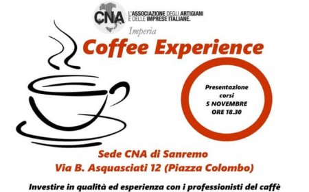 CNA Sanremo e Coffeel presentano i seminari dedicati al mondo del caffè