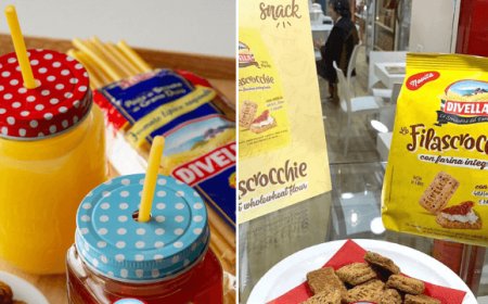 Divella lancia al Sial le cannucce di pasta e presenta un nuovo snack
