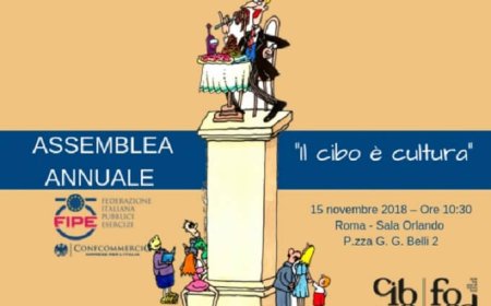 Il cibo protagonista dell'assemblea annuale Fipe