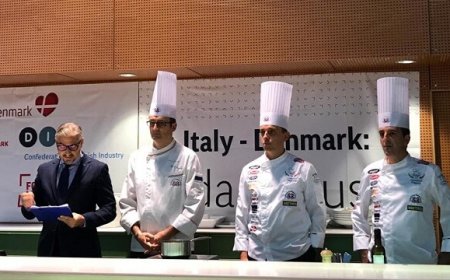 Italia vs Danimarca. La Nazionale Italiana Cuochi vince la sfida gourmet