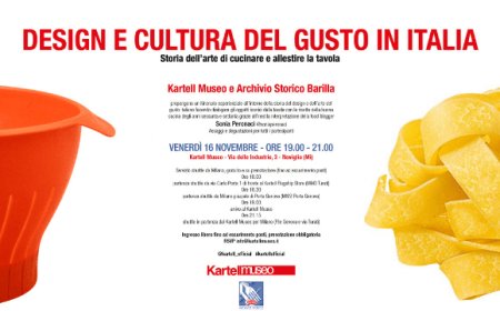 Kartell e Barilla: inaugurazione della mostra "Design e cultura del gusto in Italia"