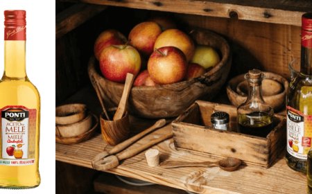 Da Ponti l'Aceto di Mele aromatizzato con Miele Ambrosoli