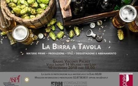 Viaggio nel mondo della birra con ASPI e Fondazione Birra Moretti