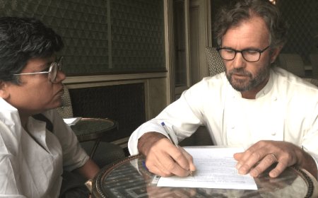 Carlo Cracco all'ambasciata italiana in India per celebrare 70 anni di relazioni diplomatiche
