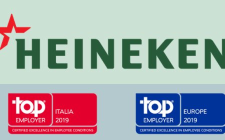 Heineken Italia certificata Top Employers Italia e Europe 2019