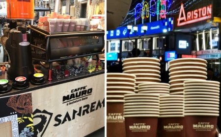 Caffè Mauro al Festival di Sanremo 2019 oltre 1.000 caffè al giorno