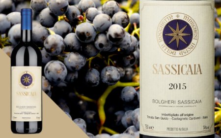 Bolgheri Sassicaia 2015: il miglior rosso per il mensile Gentleman