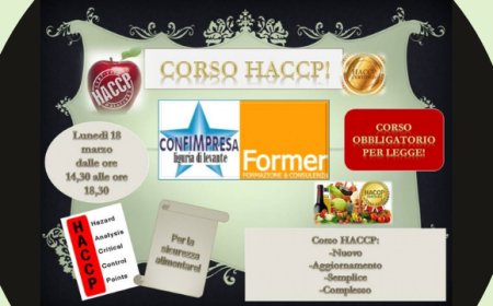 Confimpresa Former Sarzana: il 18 marzo corso Haccp
