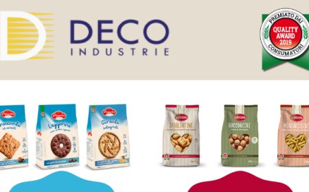 Deco Industrie riceve il Quality Award 2019 con i suoi biscotti e mini snack