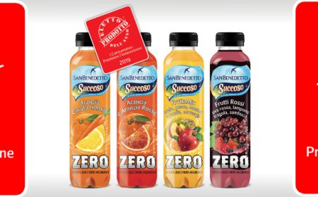 San Benedetto Succoso Zero Eletto Prodotto dell'Anno 2019
