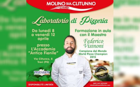 Laboratorio di Pizzeria col campione Federico Visinoni