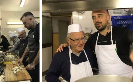 Chef Rubio incontra lo "chef dei poveri" Dino Impagliazzo