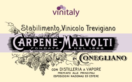 Carpenè Malvolti al Vinitaly si festeggiano 95 anni dalla prima etichetta di "Prosecco"