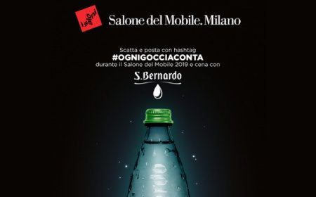 Acqua S.Bernardo è l’acqua ufficiale del Salone del Mobile