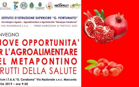 Masseria Fruttirossi al convegno “Nuove Opportunità per l’Agroalimentare del metapontino: i frutti della Salute”