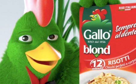 Riso Gallo on air in TV con la campagna dell'agenzia Armando Testa