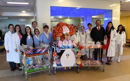 Pam Panorama negli ospedali per rallegrare la Pasqua dei più piccoli