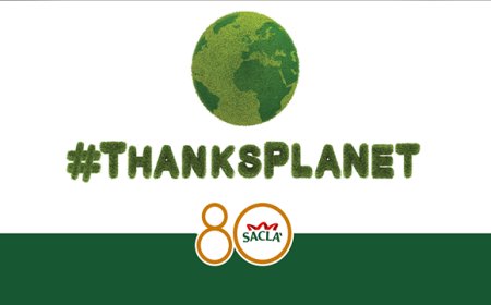 Saclà celebra i suoi 80 anni con la campagna #ThanksPlanet