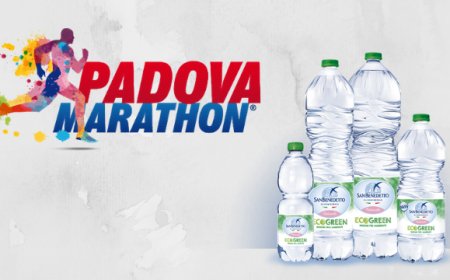 San Benedetto con gli atleti della Padova Marathon 2019