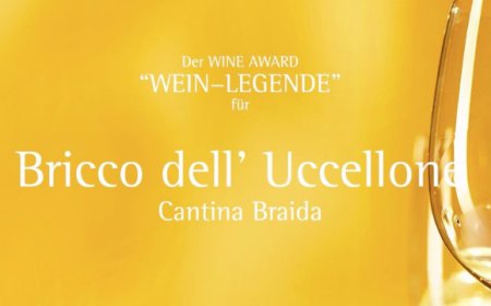Bricco dell'Uccellone Braida sul podio del premio Wein Legende 2019