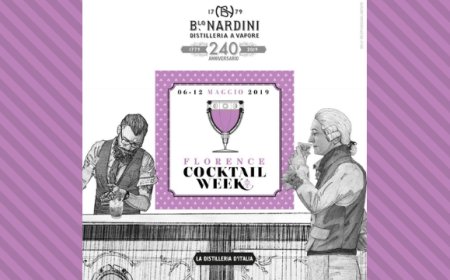 Distilleria Nardini sponsor della quarta edizione della Florence Cocktail Week