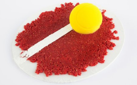 "Match Ball" di Federico Prodon: il dolce per gli Internazionali d'Italia di tennis