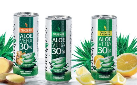 Da Foodness la nuova linea di bevande in lattina all'Aloe Vera